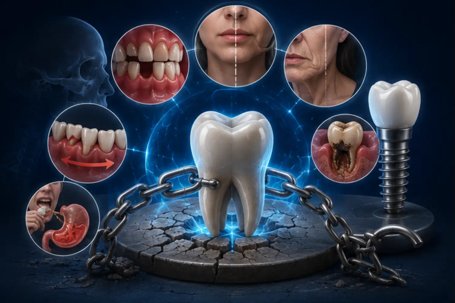 عوارض انجام ندادن ایمپلنت An Overview of the Major Consequences of Not Getting Dental Implants