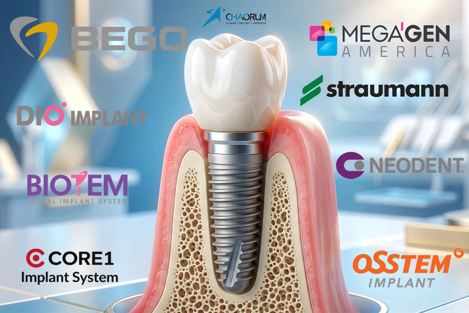 راهنمایی بهترین برند ایمپلنت دندان best dental implant guide
