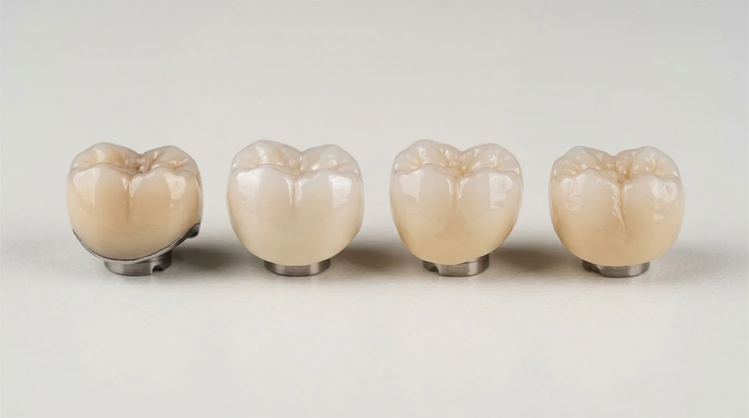 انواع روکش اجزای ایمپلنت dental crown types