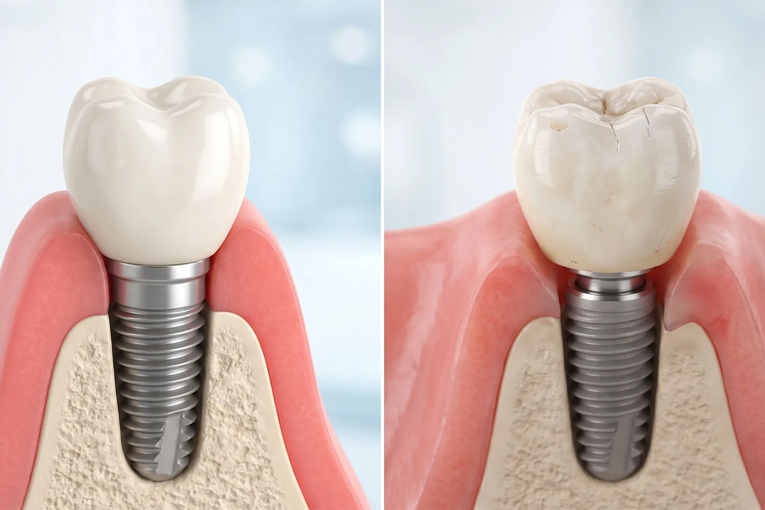 طول عمر ایمپلنت دندان dental mplant longevity guide