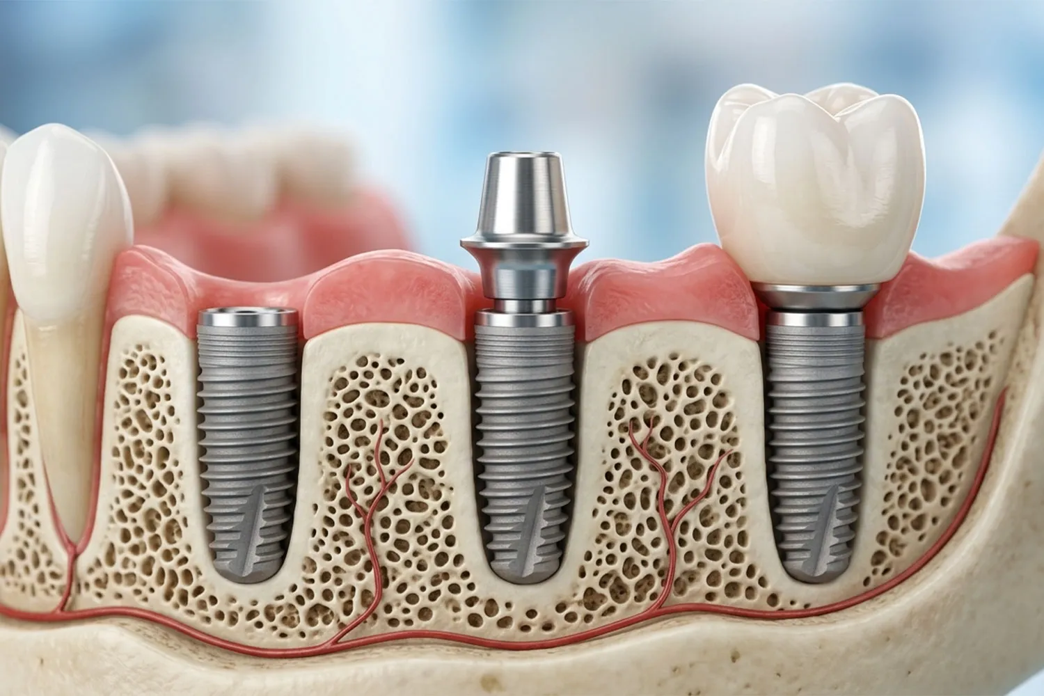 مراحل ایمپلنت دندان dental implant steps