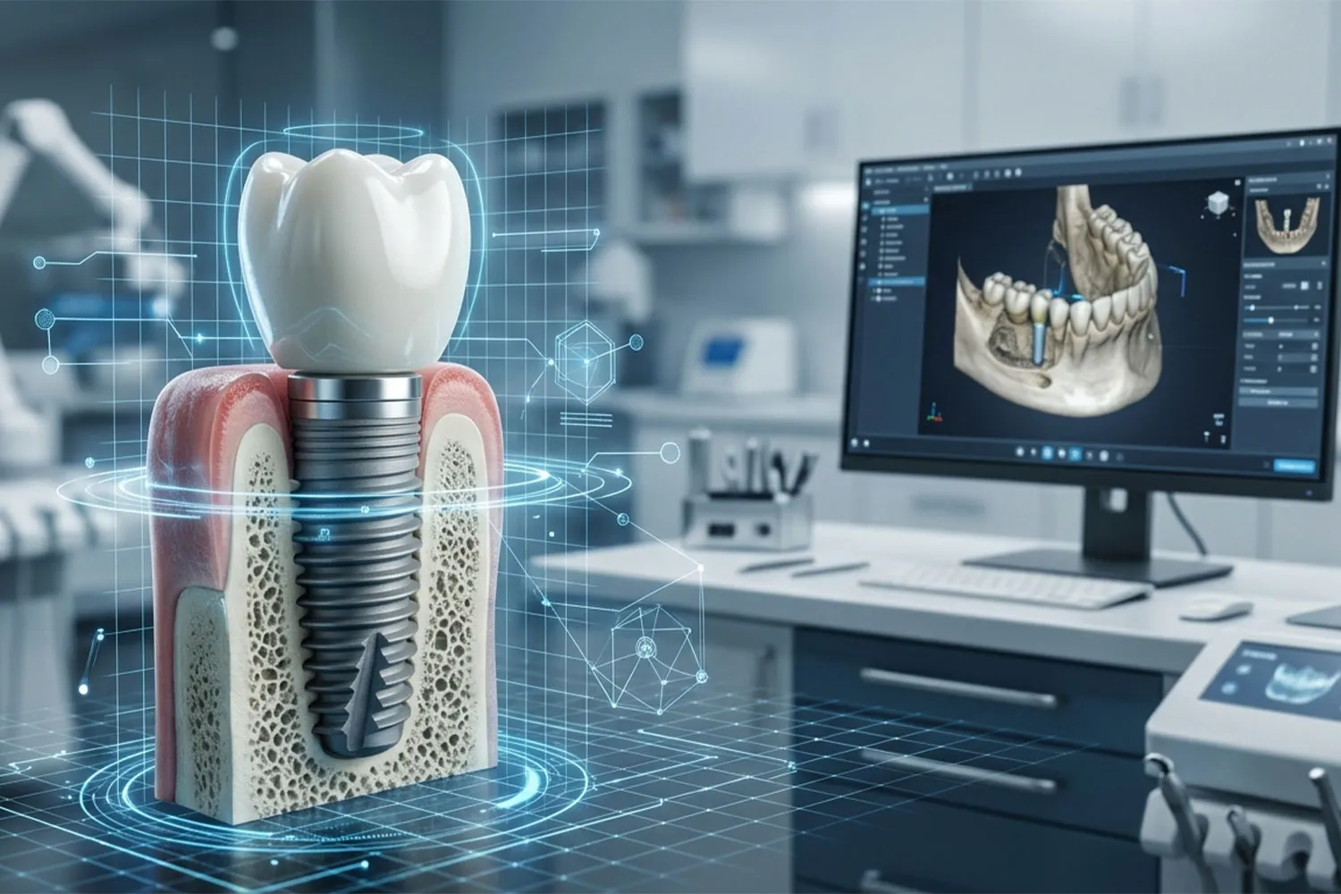 ایمپلنت دیجیتال digital dental implant