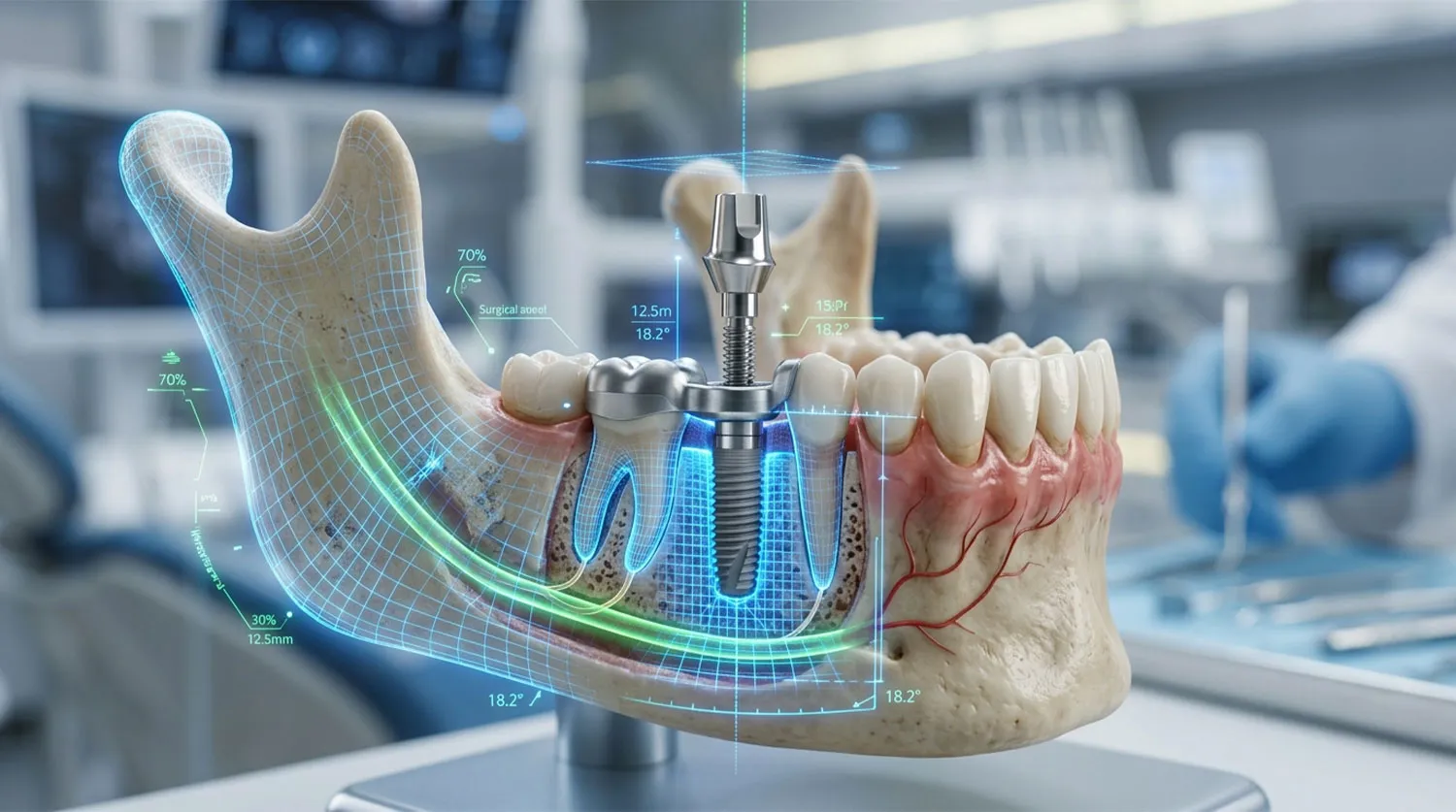 ایمپلنت دیجیتال digital dental implant 
