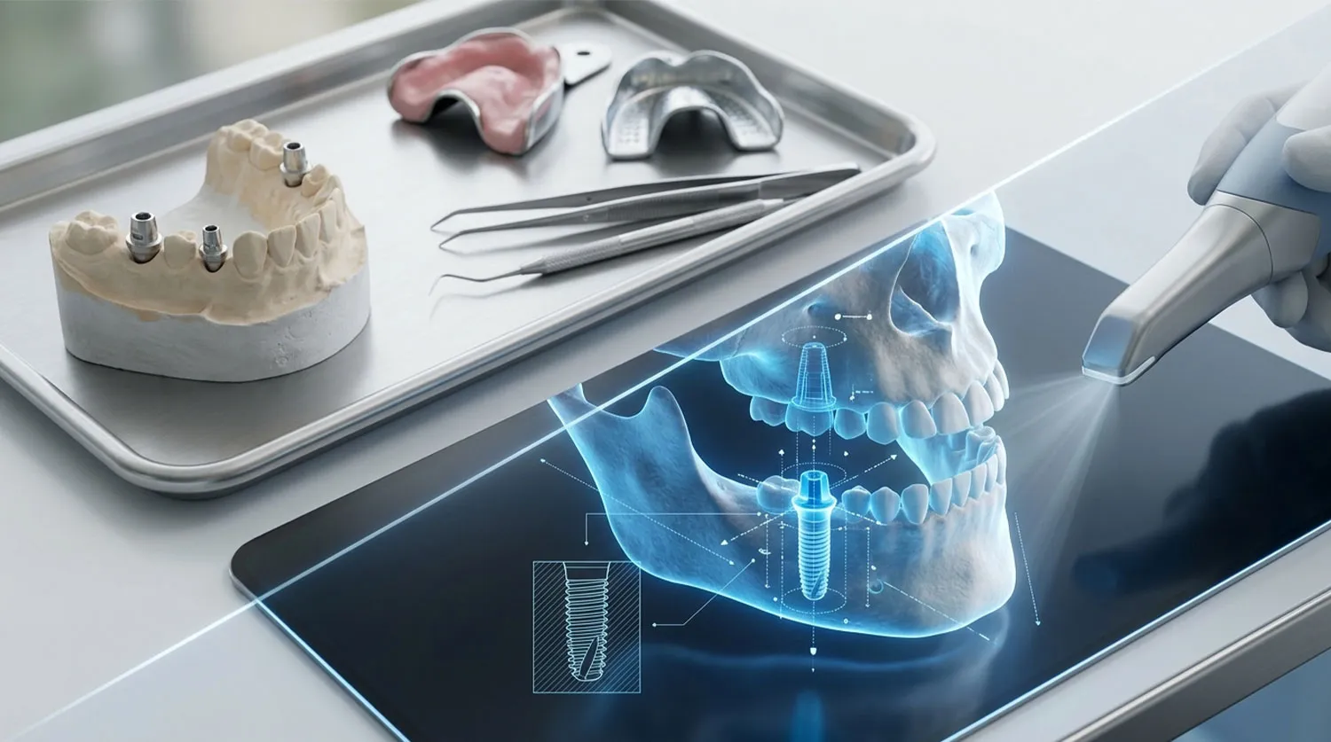 مقایسه روش سنتی و ایمپلنت دیجیتال digital vs traditional implant