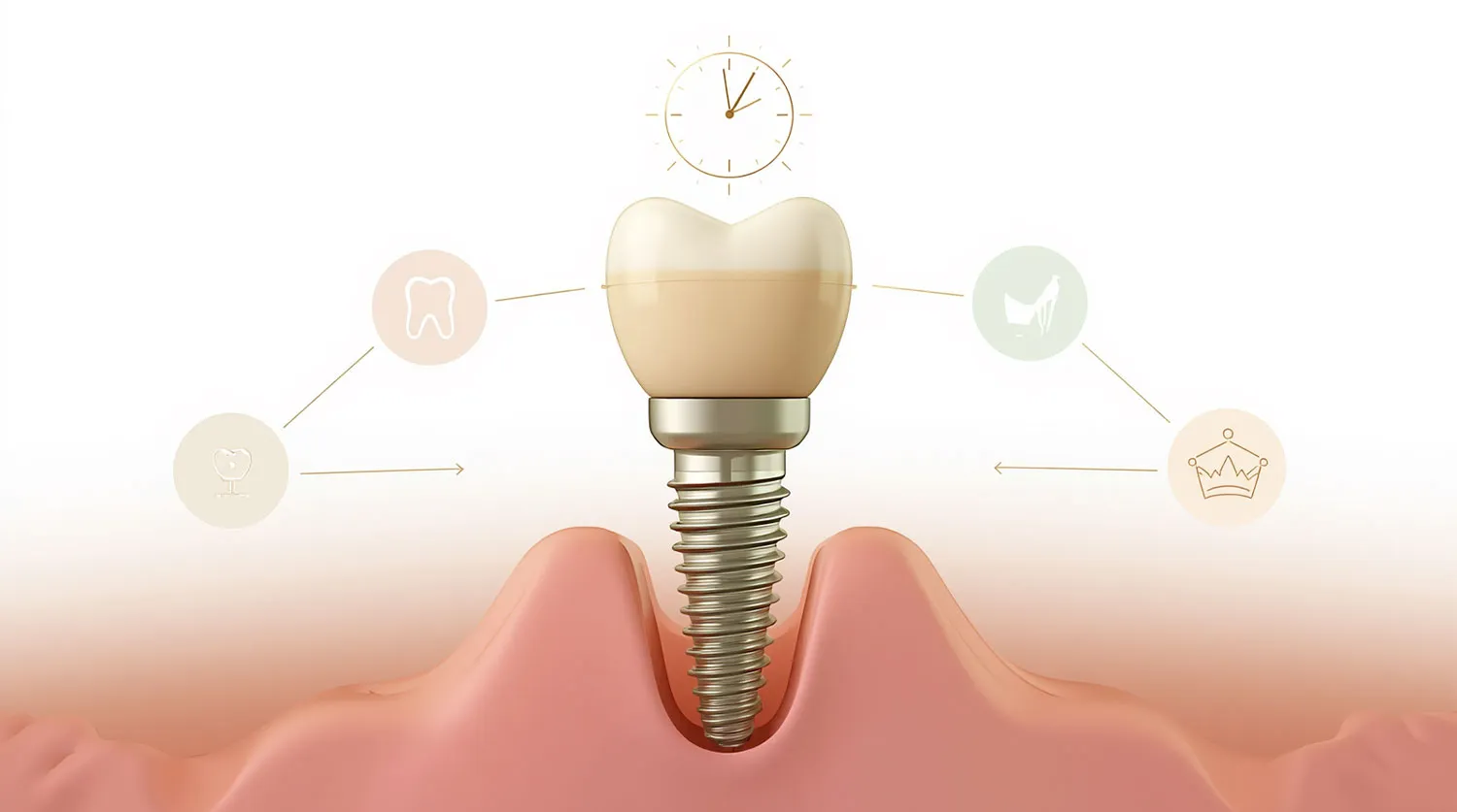 مراحل ایملپنت فوری immediate implant steps