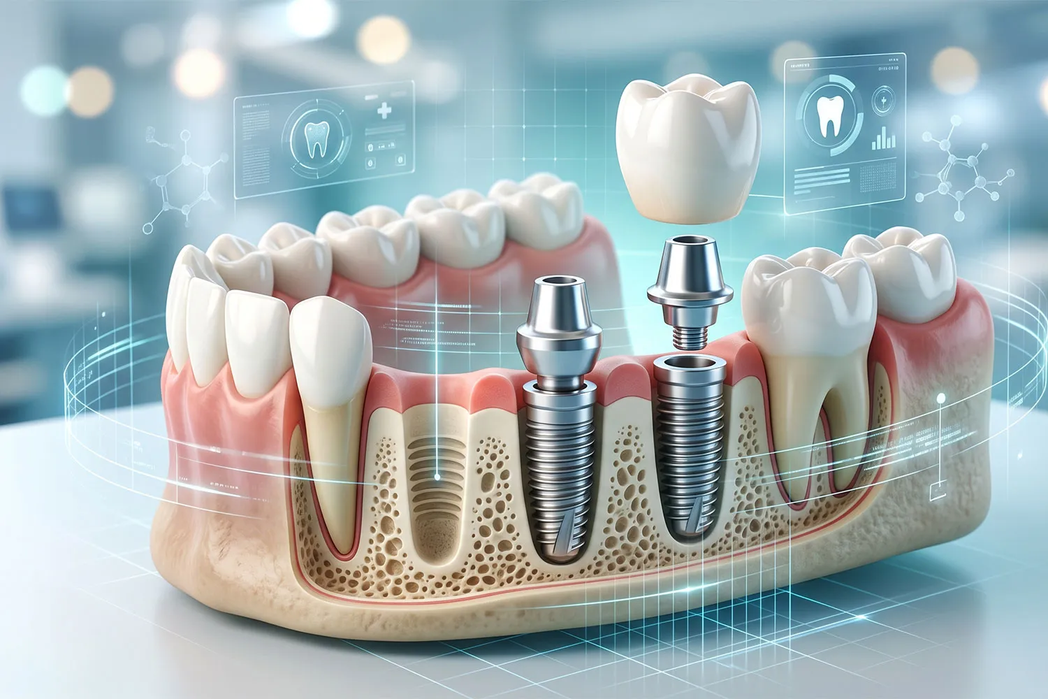 انواع ایمپلنت دندان types of dental implan