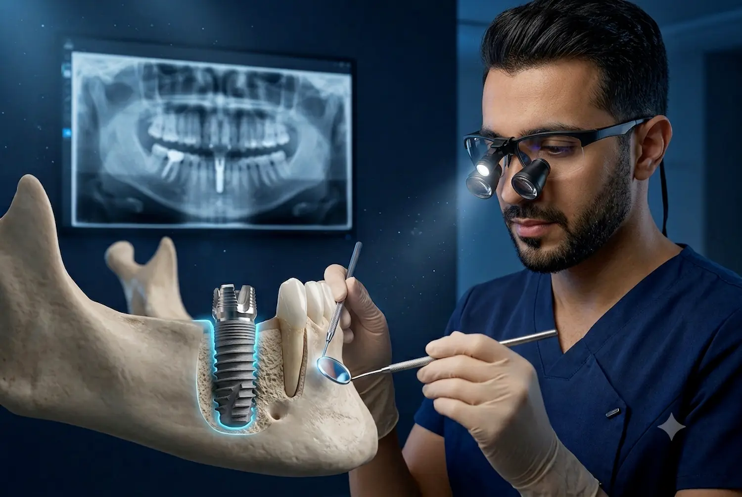علائم و علت لق شدن ایمپلنت دندان Causes and Treatment of Loose Dental Implants
