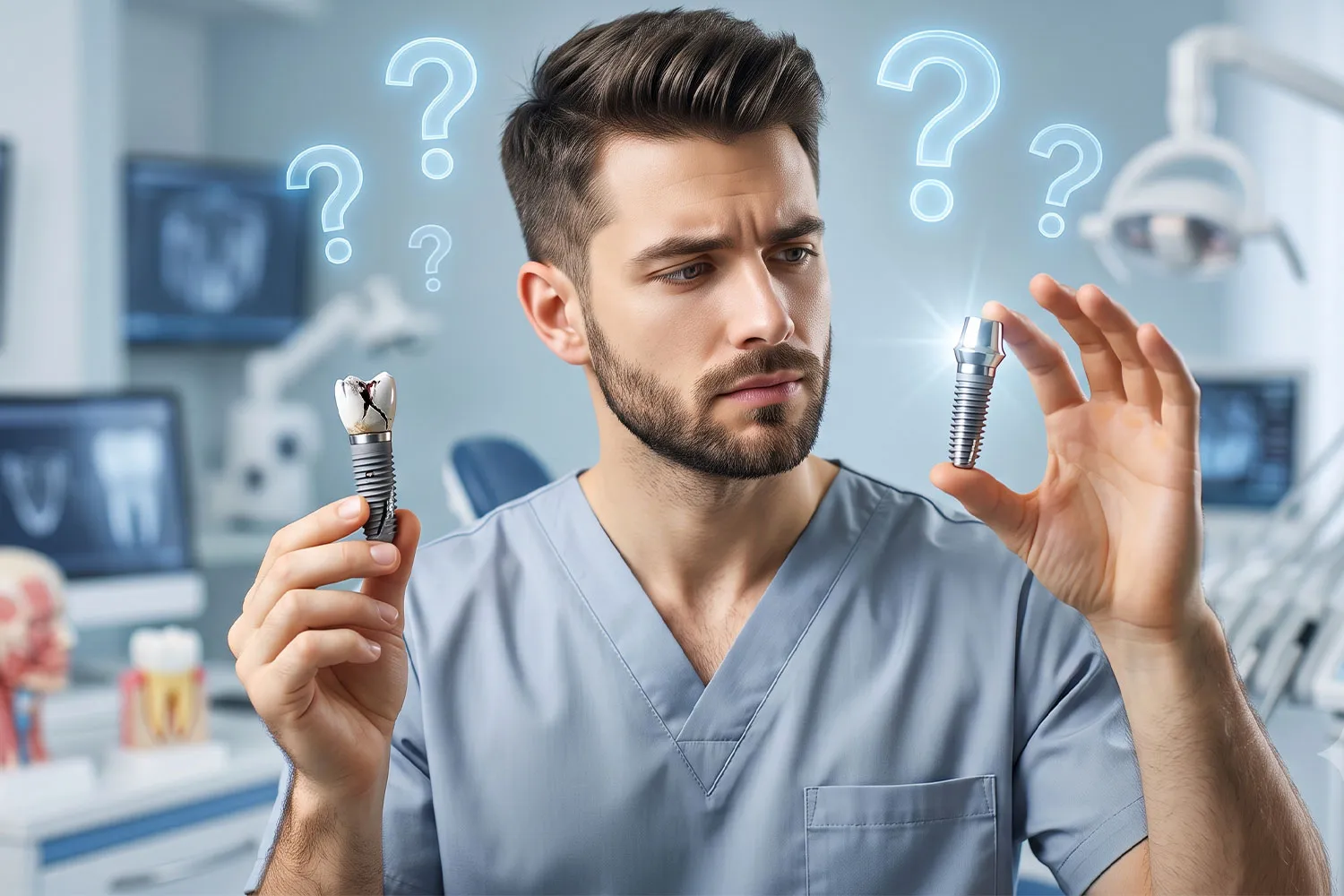 تعویض ایمپلنت دندان Dental implant replacement