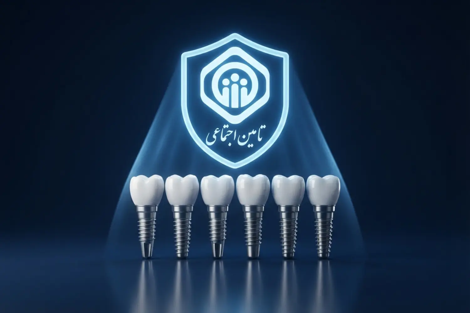هزینه ایمپلنت با بیمه تامین اجتماعی Dental implants covered by Social Security Insurance