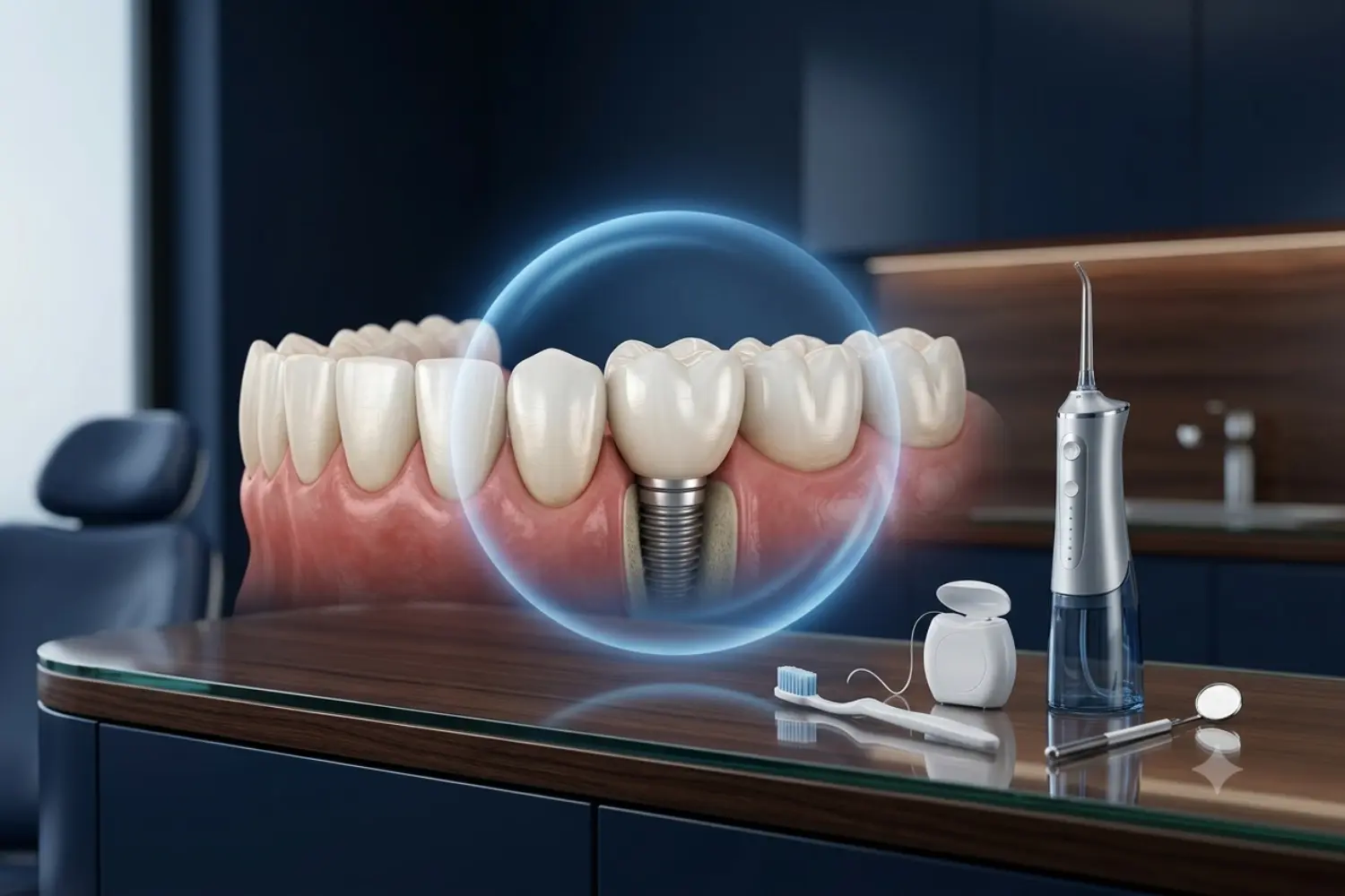 مراقبتهای بعد از ایمپلنت Post-care for implant crowns