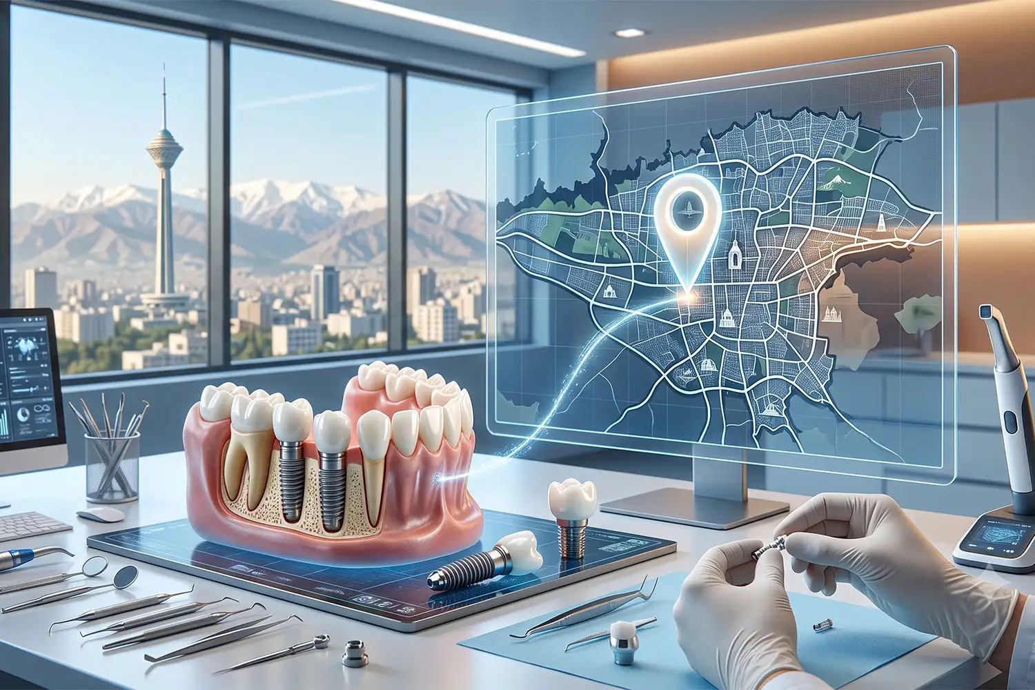 بهترین متخصص و مرکز ایمپلنت قیطریه qeytariyeh best implant center