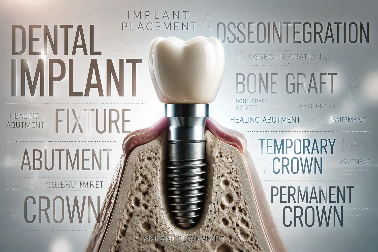 اصطلاحات انگلیسی ایمپلنت دندان what is dental implant in english